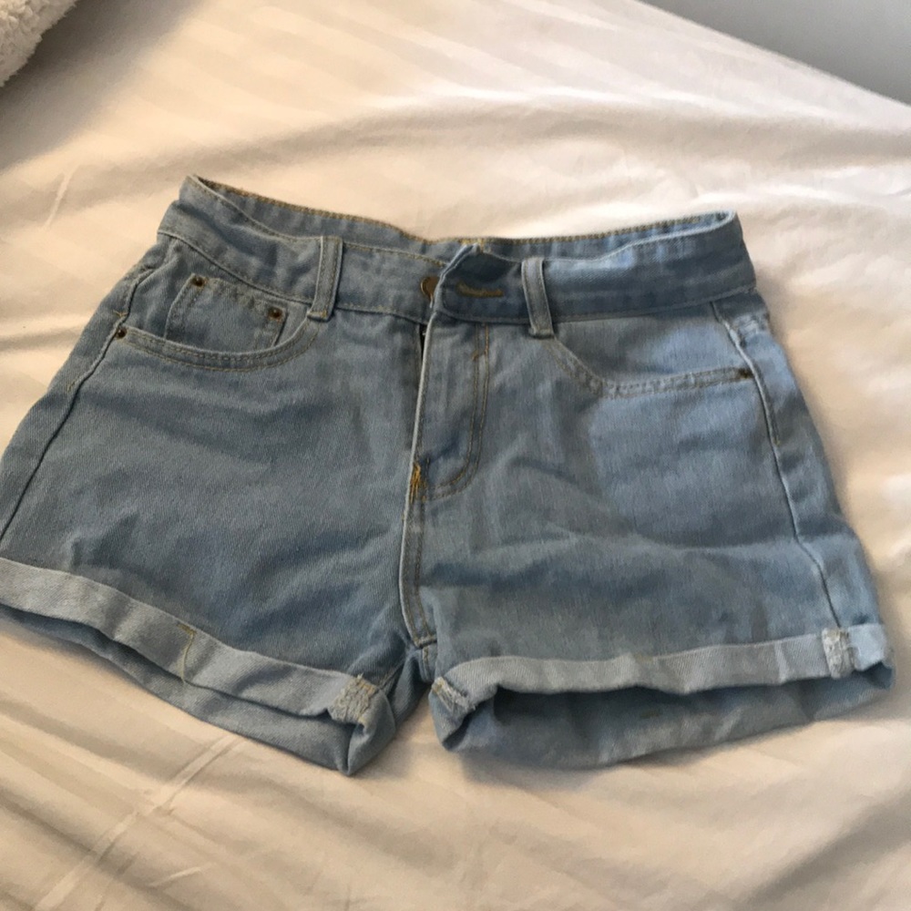 Mom jean shorts